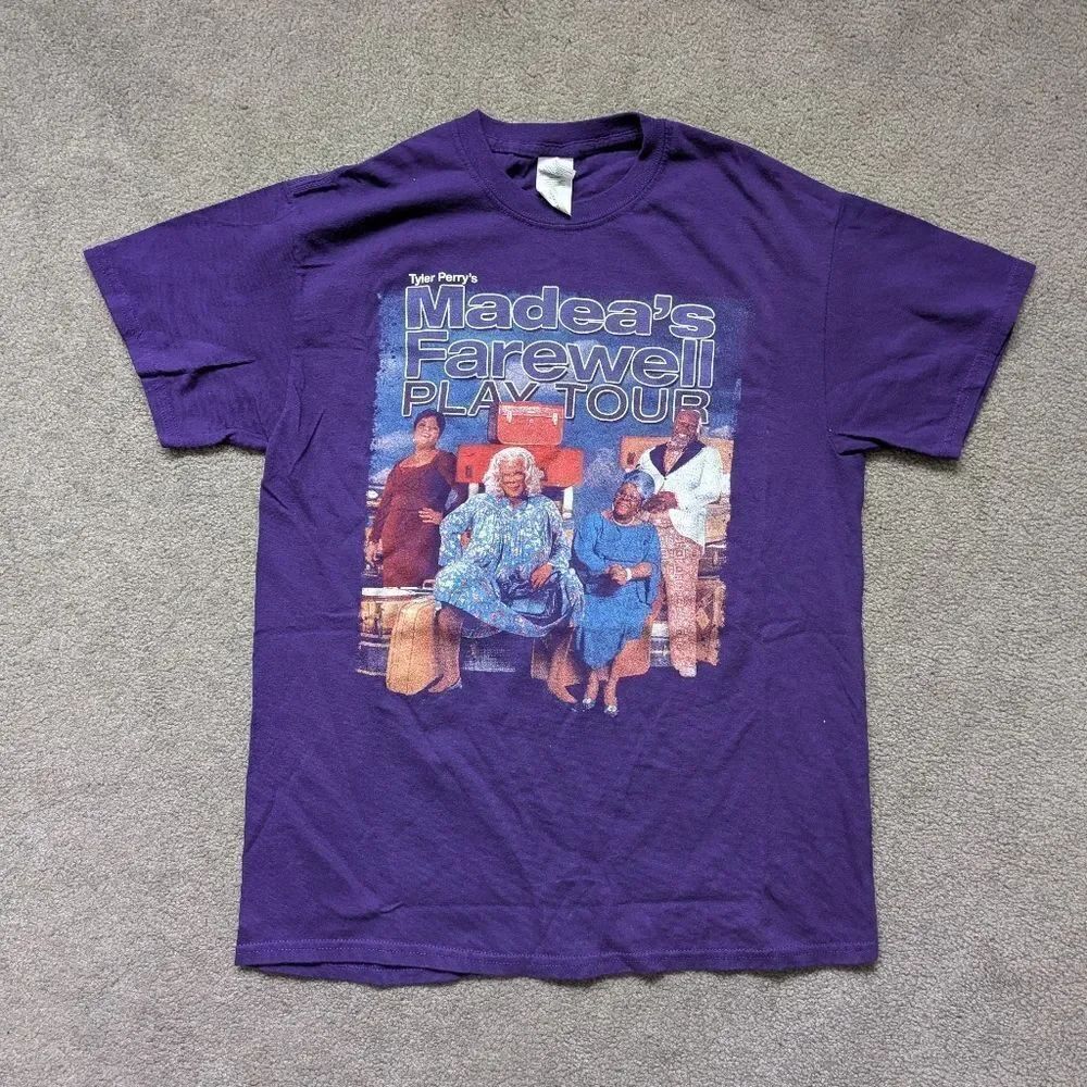 Madea's Farewell Play Tour Purple cotton Tee (Medium)